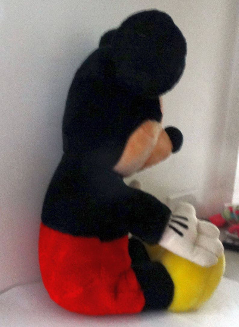 Vintage 21" DisneyLand, Walt Disney World copyright Mickey Mouse plush doll image 4