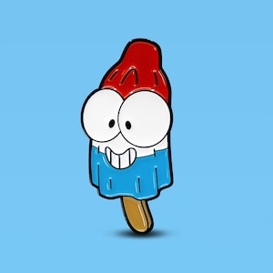 Rocket Popsicle Enamel Pin - Limited Edition of 100
