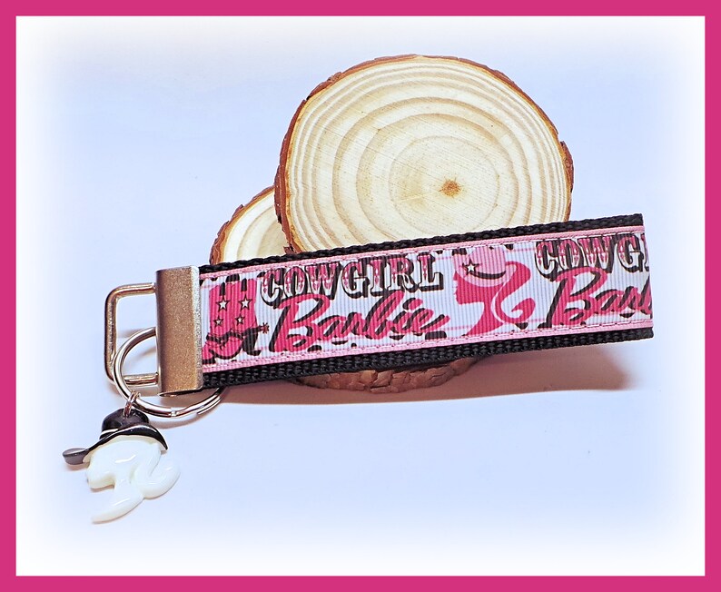 Western Style FOB Keychain Cowgirl Keychain Horseshoe Etsy