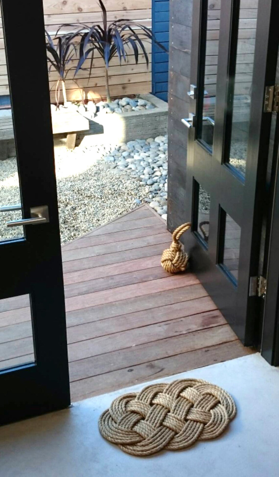 Nautical Rope Doormat Mat // Small 14 X Etsy