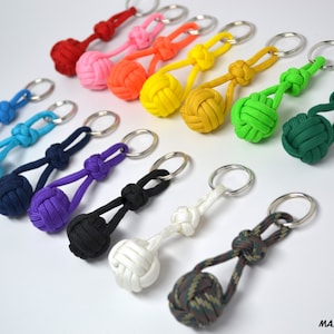 Monkey&#39;s Fist Keychain - Many Colors Available!