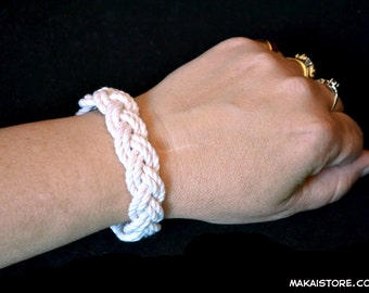 Small "Surfer Bracelet" - Nautical Sailor Beach Turks Head Bracelet