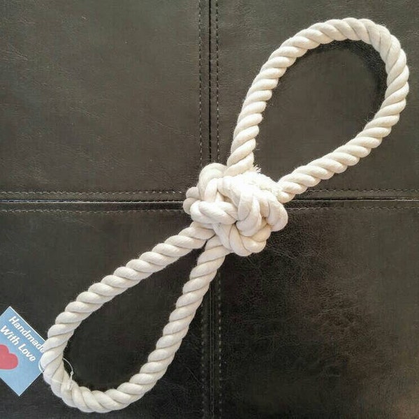 2 Handle Pull - All Natural Cotton Rope Dog Toy