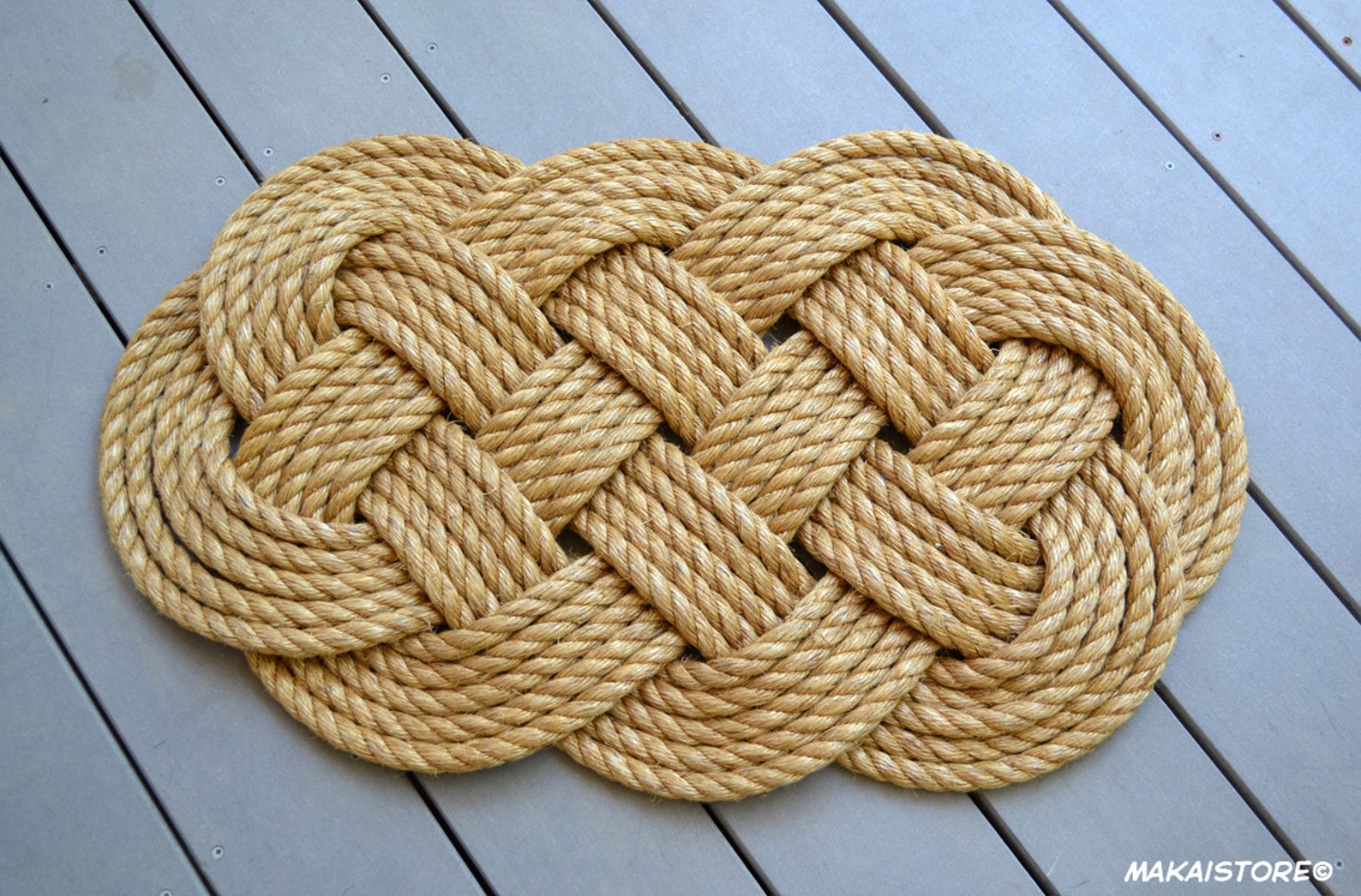 Nautical Rope Doormat Mat // Large 19 X Etsy