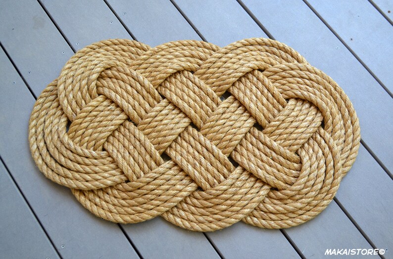 Nautical Rope Doormat Mat // Large 19 x Etsy