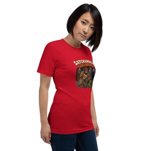 Funny Area 51 Shirt, UFO Alien Tee, Detective Sasquatch Gift, True Crime Shirt, Satchamoes Goes Area 51