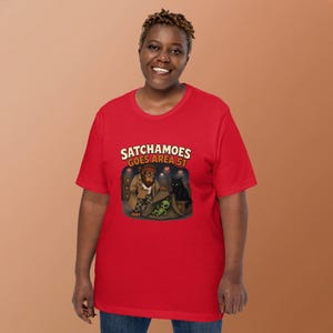 Funny Area 51 Shirt, UFO Alien Tee, Detective Sasquatch Gift, True Crime Shirt, Satchamoes Goes Area 51