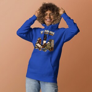 Sweat à capuche humoristique pour étudiants en droit, motif Sasquatch, cadeau idéal pour les étudiants en droit. Sweat-shirt noir « Futur avocat », Satchamoes va à la fac de droit. image 5
