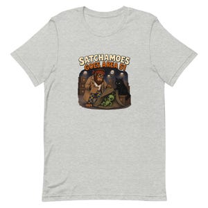 Funny Area 51 Shirt, UFO Alien Tee, Detective Sasquatch Gift, True Crime Shirt, Satchamoes Goes Area 51
