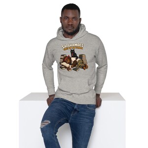 Sweat à capuche humoristique pour étudiants en droit, motif Sasquatch, cadeau idéal pour les étudiants en droit. Sweat-shirt noir « Futur avocat », Satchamoes va à la fac de droit. image 2