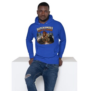 Funny D.B. Cooper Hoodie Men Women, Detective Sasquatch Mystery Sweatshirt, True Crime Hoodie Black Cat, Satchamoes Goes D.B. Cooper image 3