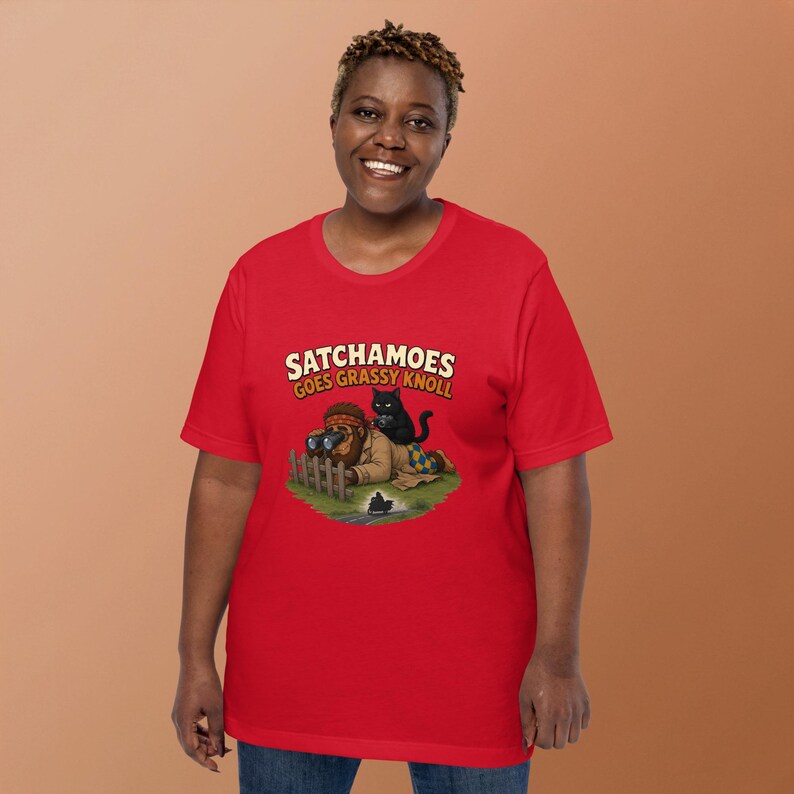 Funny Grassy Knoll Shirt, Conspiracy Tee, Detective Sasquatch Gift, True Crime Shirt, Satchamoes Goes Grassy Knoll