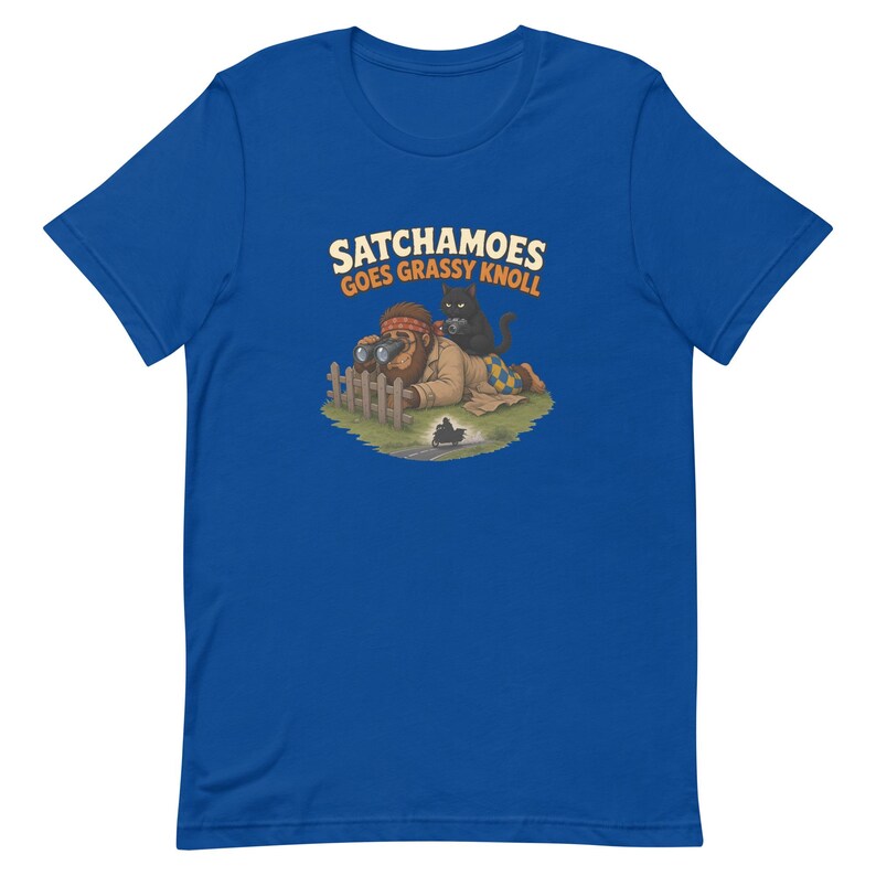 Funny Grassy Knoll Shirt, Conspiracy Tee, Detective Sasquatch Gift, True Crime Shirt, Satchamoes Goes Grassy Knoll