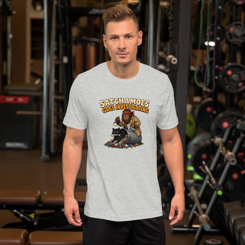 Satchamoes Goes Investigating, Funny Detective Shirt, Investigating Tee, True Crime Sasquatch Gift, Mystery Shirt image 6