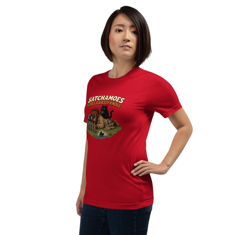 Funny Grassy Knoll Shirt, Conspiracy Tee, Detective Sasquatch Gift, True Crime Shirt, Satchamoes Goes Grassy Knoll