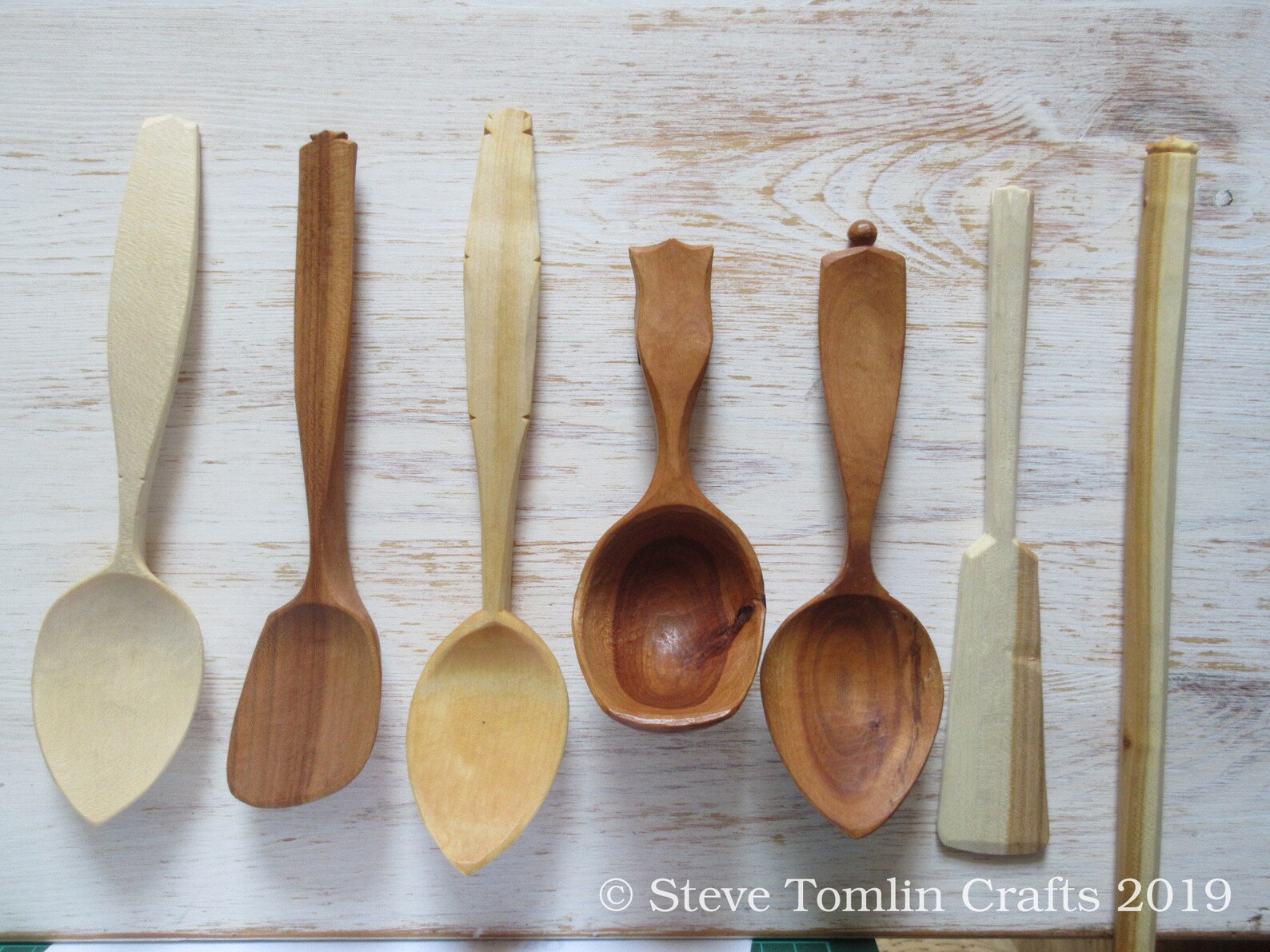 Wooden Spoon Handles and Finials Patterns Etsy