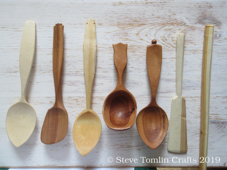 Wooden Spoon Handles and Finials Patterns - Etsy