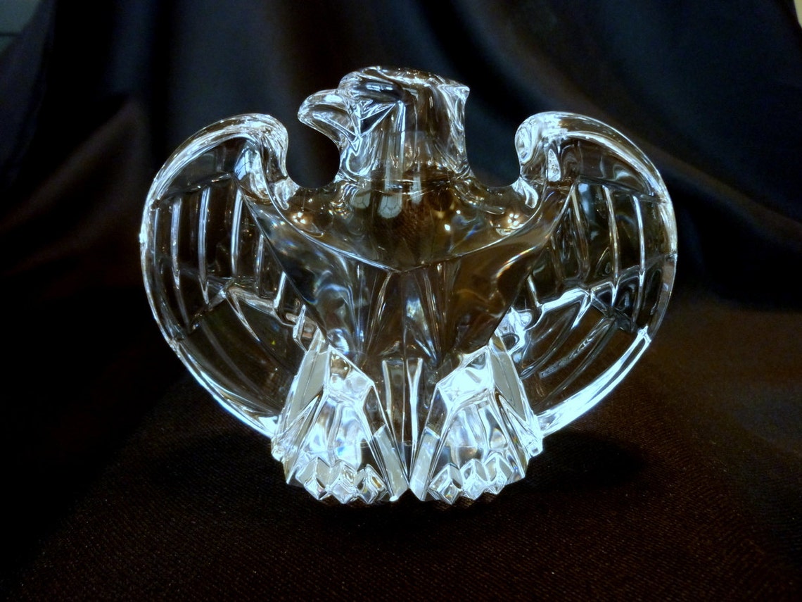 Steuben Crystal Eagle Etsy