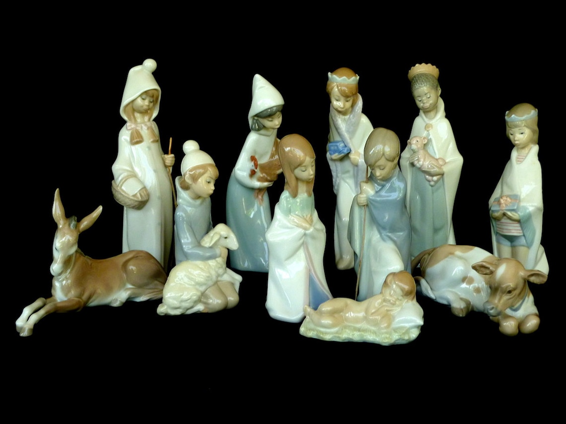 lladro miniature nativity