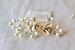 Pearl hair comb. Bridal hair accessories, Creamy color bridal comb. Wedding Decorative Combs.  Bridal headpiece. Bridal Hair Comb 