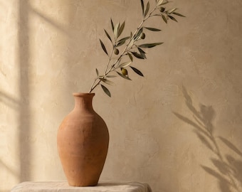 Terracotta and Olive iPhone Wallpaper | Mediterranean Aesthetic Lock Screen | Digital Download