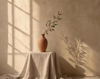 Frame TV Art | Terracotta and Olive Still Life | Warm 4K Digital Download