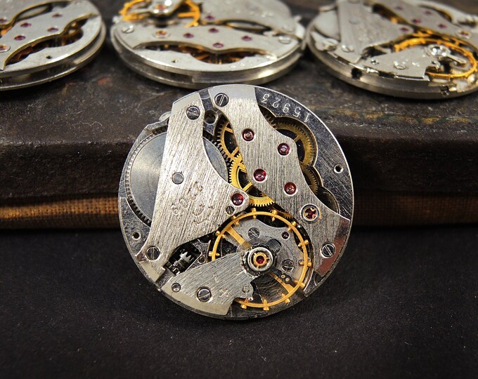 Vintage Watch Movements Round Thin Watch Mechanism 22 Mm Etsy
