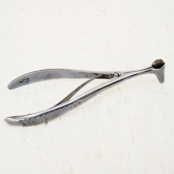 Nose Mirror USSR Tool, Stainless steel Otolaryngologist Instrument, Soviet medical tool