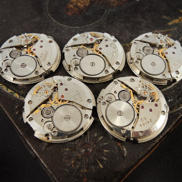 Movimenti di orologi vintage - Parti di orologi da polso sovietici - da 1 pezzo - c23