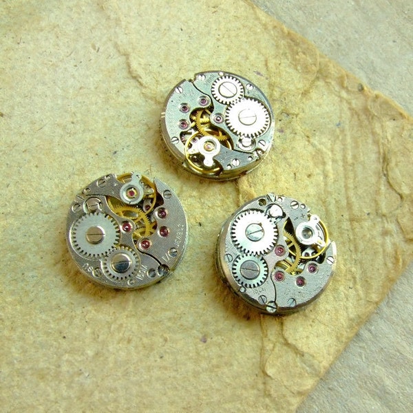 Vintage small watch mechanism - Round watch movements - 16 mm - c55