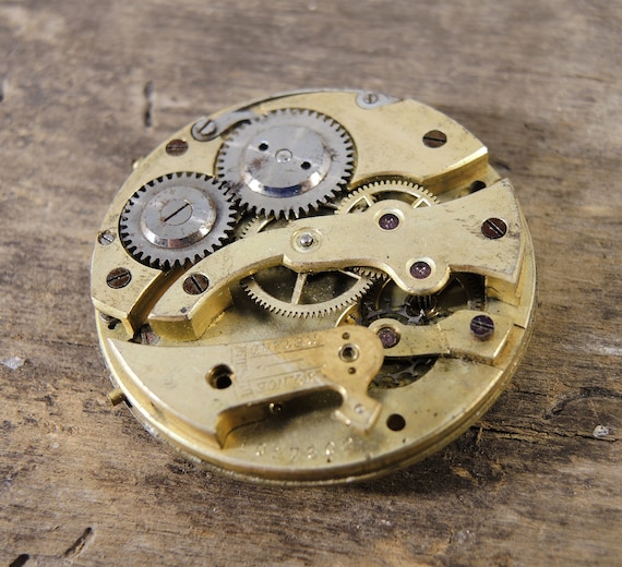 Messing zakhorloge antiek uurwerk groot mechanisme steampunk benodigdheden antiek uurwerk c23 Etsy Nederland