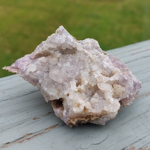 Amethyst New Jersey, Anhydrite Epimorph Cast, New Jersey Minerals, Druzy Quartz Cluster, American Minerals, February Birthstone,Geology Gift