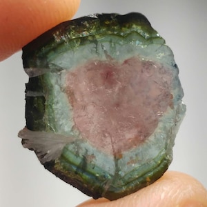 Multicolor Tourmaline, Watermelon Tourmaline, Tourmaline Slice, Otjua Mine, Namibian Minerals, Erongo Minerals, Tourmaline Namibia, Elbaite