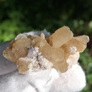 Golden Stilbite Cluster with Heulandite - Prospect Park NJ Minerals