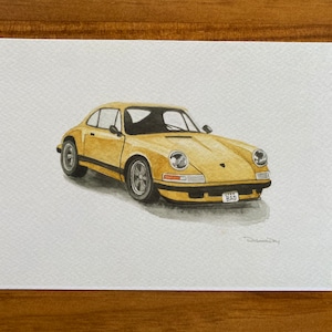 Aquarell Porsche