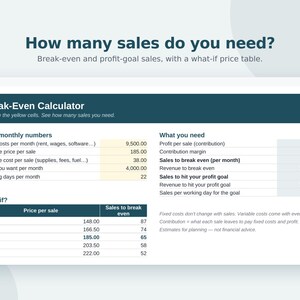 Small Business Bookkeeping Spreadsheet, Profit and Loss, Budget, Income Expense Tracker, Cash Flow, Google Sheets & Excel Template image 6