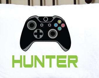 Personalized Pillowcase for Kids with Game Controller