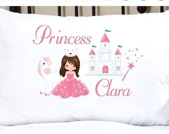 personalized princess pillowcase