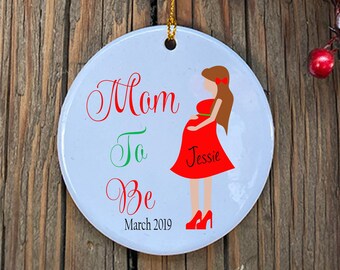 mother to be christmas ornament