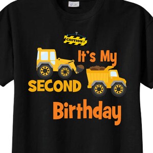 4th Birthday Shirts With Construction for Boys Construction - Etsy