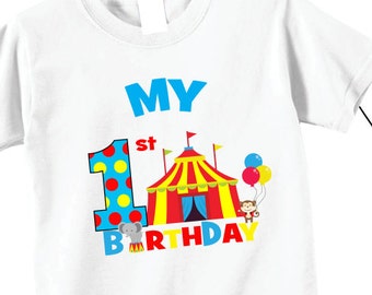 Personalized Circus Birthday Shirt: Carnival Theme, Any Age