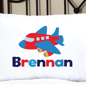Personalized, Pillow Case, pillowcase, personalized with name, personalized pillowcase, personalized pillow case, fun pillowcase, fun pillowcase, airplane, plane, airplane pillowcase, airplane pillow case, plane pillow case, plane pillowcase