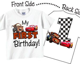 disney cars 1st birthday outfit