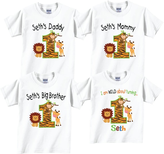 camisetas de cumpleaños para la familia
