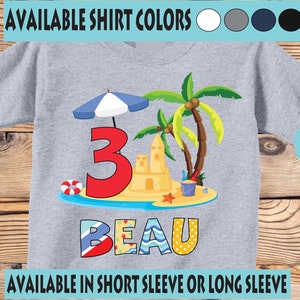 Surfer Birthday Shirt, Beach Birthday Shirt, Boys Birthday Shirt, Summer Birthday Shirt, Pool Birthday Shirt, Birthday Shirts Any Age/Number