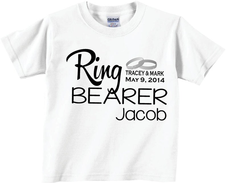 Personalized Ring Bearer Shirts and Tshirts With Rings and Etsy