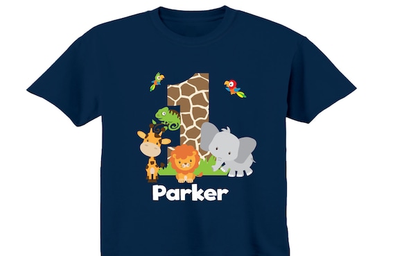 de cumpleaños con camisetas animales salvajes - Etsy España