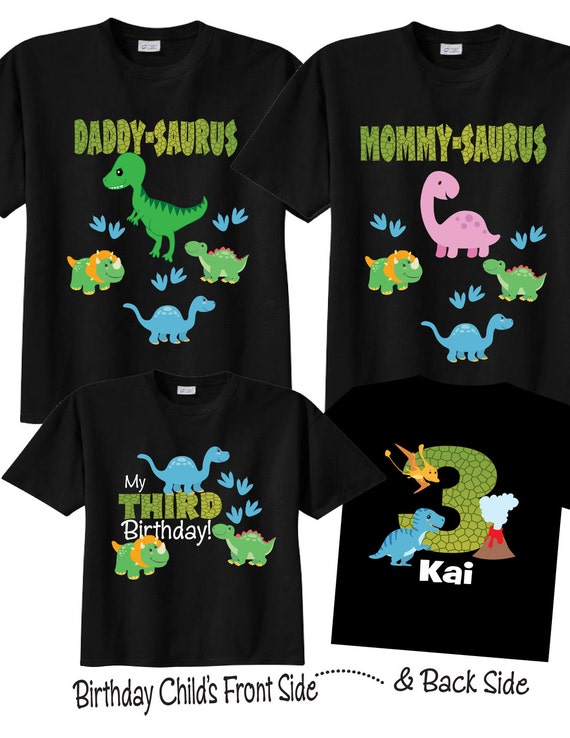Family Dinosaur Birthday Shirts | lupon.gov.ph