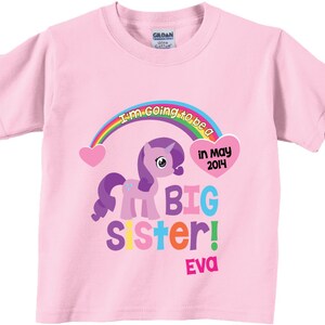 I'm Going To be A Big Sister Shirts and Tshirts  Cute Pony Tees