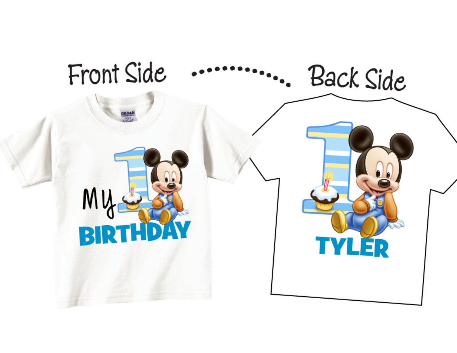 1st Birthday Shirts with Fun Colorful Graphics Etsy